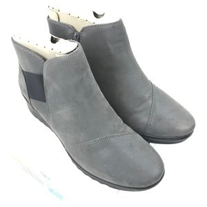 clarks cloudsteppers wedge ankle boots
